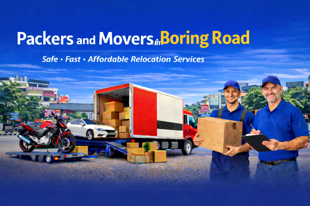 Packers and Movers in Boring Road
